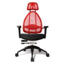 Topstar Bürostuhl Open Art® 2010, OPA0T B910 Stoff rot, Gestell schwarz