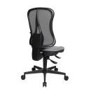 Topstar Bürostuhl Head Point SY, HE200 G23/B90 Stoff grau, Gestell schwarz