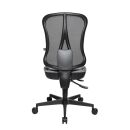 Topstar Bürostuhl Head Point SY, HE200 G23/B90 Stoff grau, Gestell schwarz