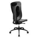 Topstar Bürostuhl Soft Pro 100, NN400 T23 Stoff grau, Gestell schwarz