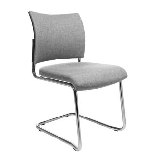 Topstar Besucherstühle Visit 20 NV390 G23 grau Stoff, 2 St.