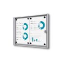 Showdown® Displays Schaukasten Economy XS B1 silber...