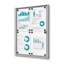 Showdown® Displays Schaukasten Economy XS B1 silber...