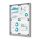 Showdown® Displays Schaukasten Economy XS B1 silber 4x DIN A4 49,1 x 2,6 x 65,5 cm, 1 St.