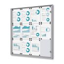 Showdown® Displays Schaukasten Economy XS B1 silber...