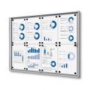 Showdown® Displays Schaukasten Economy XS silber 8x...