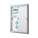 Showdown® Displays Schaukasten S B1 grau 4x DIN A4...