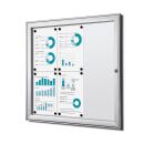 Showdown® Displays Schaukasten S B1 grau 6x DIN A4...