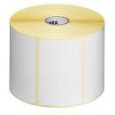 ZEBRA Etikettenrollen für Etikettendrucker 800284-605 weiß, 102,0 x 152,0 mm, 12 x 475 Etiketten
