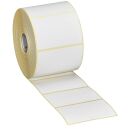 ZEBRA Etikettenrollen für Etikettendrucker 3006322 weiß, 102,0 x 152,0 mm, 12 x 475 Etiketten