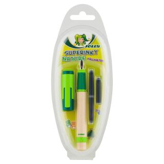 JOLLY Superinky Nature Touch Patronenfüller grün/ahorn M (mittel), 1 St.