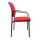 Topstar Besucherstühle BtoB 10 BB100A G21 rot Stoff, 2 St.