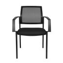 Topstar Besucherstühle BtoB 10 BB200A G200 schwarz Stoff, 2 St.