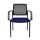 Topstar Besucherstühle BtoB 10 BB200A G260 blau, schwarz Stoff, 2 St.