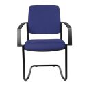 Topstar Besucherstühle BtoB 20 BB300A G26 blau Stoff, 2 St.