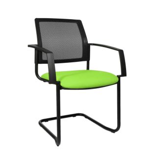 Topstar Besucherstühle BtoB 20 BB400A G050 grün, schwarz Stoff, 2 St.