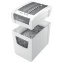 LEITZ IQ Home Office Slim Aktenvernichter mit Partikelschnitt P-4, 4 x 28 mm, bis 10 Blatt, weiß