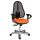 Topstar Bürostuhl Open Point SY Deluxe, OP290U G04 Stoff orange, Gestell chrom