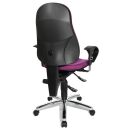 Topstar Bürostuhl Sitness® 10, SI59U G03 Stoff lila, Gestell chrom