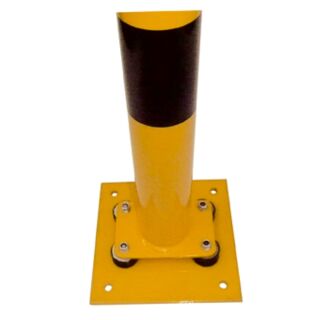 Rammschutzbügel Ø 76 mm, elastisch neigbar 1000 mm Breite, 650 mm Höhe
