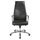 Topstar Chefsessel Chairman X, 9089R A80 Leder schwarz, Gestell chrom