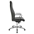 Topstar Chefsessel Chairman X, 9089R A80 Leder schwarz, Gestell chrom
