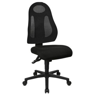 Topstar Bürostuhl Free Art, FR100 G200 Stoff schwarz, Gestell schwarz