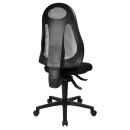 Topstar Bürostuhl Free Art, FR100 G208 Stoff grau, Gestell schwarz