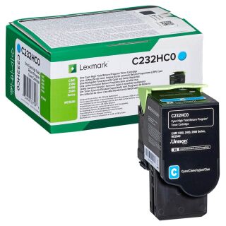 Lexmark C232HC0  cyan Toner