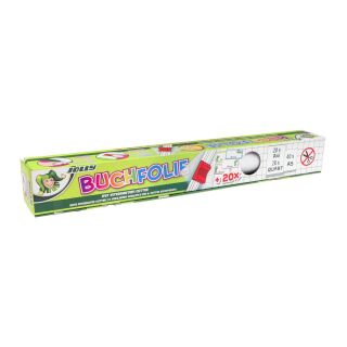 JOLLY Bucheinbandfolie selbstklebend mit Cutter transparent 45,0 cm x 10,0 m