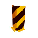 Anfahrschutz, gelb beschichtet U-Profil, 400 mm Höhe