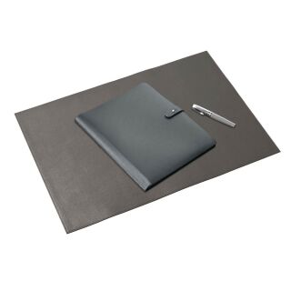 DURABLE Schreibtischunterlage graphit Leder 65,0 x 45,0 cm, 1 St.