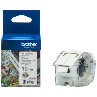 brother Endlospapierrolle für Etikettendrucker CZ1003 weiß, 19,0 mm, 1 x 1 Etiketten