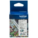 1 brother Endlospapierrolle für Etikettendrucker CZ-1005 weiß 50,0 mm x 5,0 m