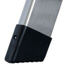 KRAUSE Stehleiter einseitig CORDA silber 7 Stufen, H: 220,0 cm