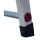 KRAUSE Stehleiter einseitig CORDA silber 7 Stufen, H: 220,0 cm