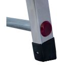 KRAUSE Stehleiter einseitig CORDA silber 8 Stufen, H: 240,0 cm