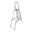 KRAUSE Stehleiter einseitig CORDA silber 8 Stufen, H: 240,0 cm