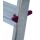 KRAUSE Stehleiter einseitig CORDA silber 8 Stufen, H: 240,0 cm