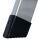 KRAUSE Stehleiter einseitig CORDA silber 8 Stufen, H: 240,0 cm