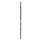 KRAUSE Anlegeleiter CORDA silber 8 Sprossen, H: 225,0 cm