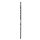 KRAUSE Anlegeleiter CORDA silber 8 Sprossen, H: 225,0 cm