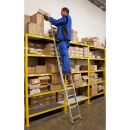 KRAUSE Anlegeleiter CORDA silber 10 Sprossen, H: 280,0 cm