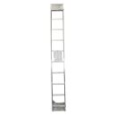 KRAUSE Anlegeleiter CORDA silber 10 Sprossen, H: 280,0 cm