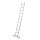KRAUSE Anlegeleiter CORDA silber 11 Sprossen, H: 310,0 cm