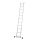 KRAUSE Anlegeleiter CORDA silber 11 Sprossen, H: 310,0 cm