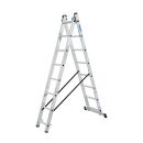 KRAUSE Vielzweckleiter CORDA silber 2x 8 Sprossen, H:...