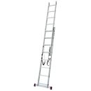 KRAUSE Vielzweckleiter CORDA silber 2x 8 Sprossen, H: 225,0 cm
