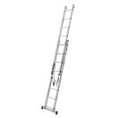 KRAUSE Vielzweckleiter CORDA silber 2x 8 Sprossen, H: 225,0 cm
