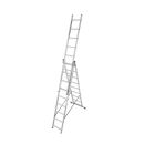KRAUSE Vielzweckleiter CORDA silber 3x 9 Sprossen, H:...